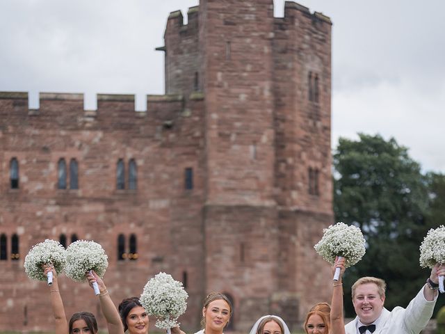 Callum and Lydia's Wedding in Peckforton, Cheshire 210