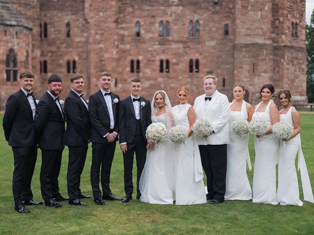 Callum and Lydia's Wedding in Peckforton, Cheshire 213