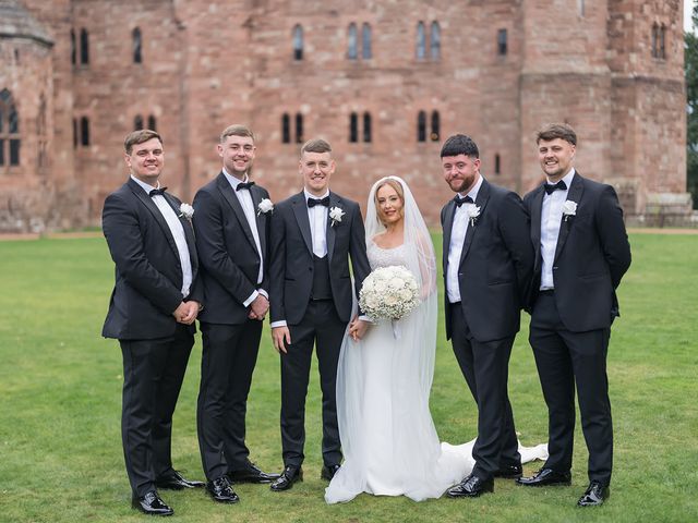Callum and Lydia's Wedding in Peckforton, Cheshire 216