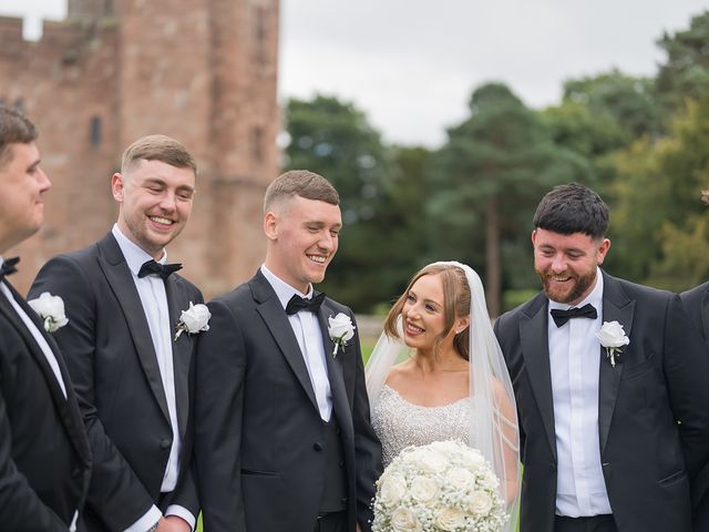 Callum and Lydia's Wedding in Peckforton, Cheshire 219