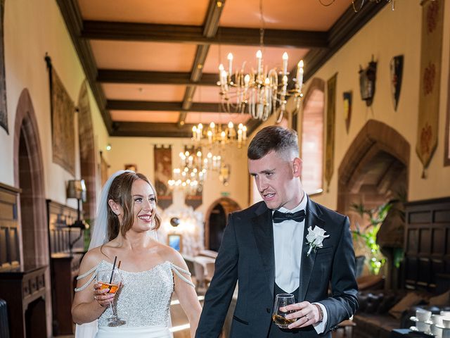 Callum and Lydia's Wedding in Peckforton, Cheshire 233