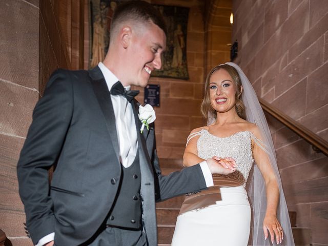 Callum and Lydia's Wedding in Peckforton, Cheshire 243