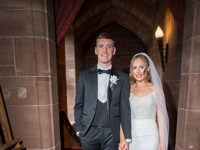 Callum and Lydia's Wedding in Peckforton, Cheshire 245