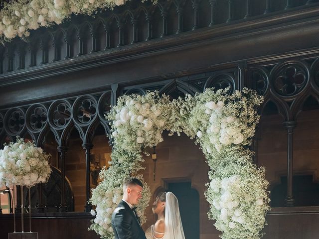 Callum and Lydia's Wedding in Peckforton, Cheshire 252