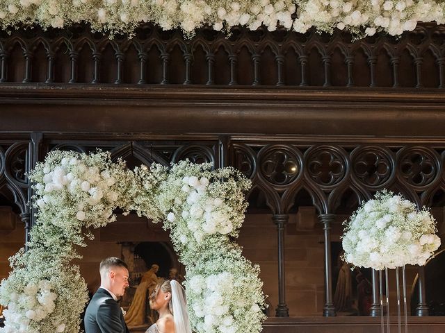 Callum and Lydia's Wedding in Peckforton, Cheshire 254