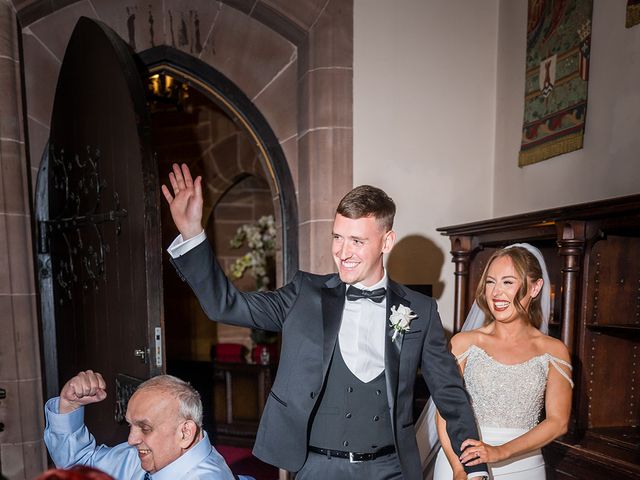 Callum and Lydia's Wedding in Peckforton, Cheshire 256