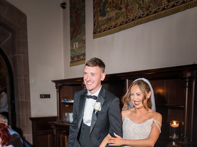 Callum and Lydia's Wedding in Peckforton, Cheshire 257