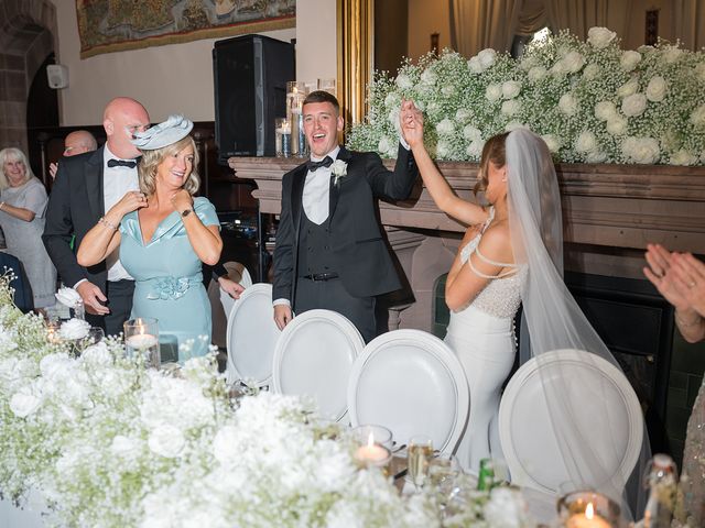 Callum and Lydia's Wedding in Peckforton, Cheshire 258