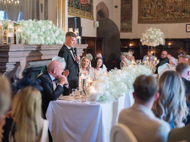 Callum and Lydia's Wedding in Peckforton, Cheshire 268