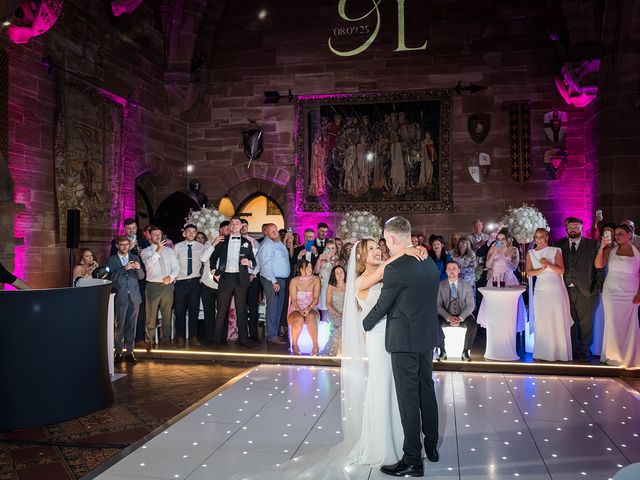 Callum and Lydia's Wedding in Peckforton, Cheshire 296