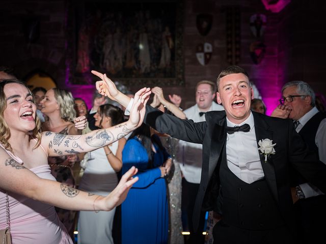 Callum and Lydia's Wedding in Peckforton, Cheshire 301