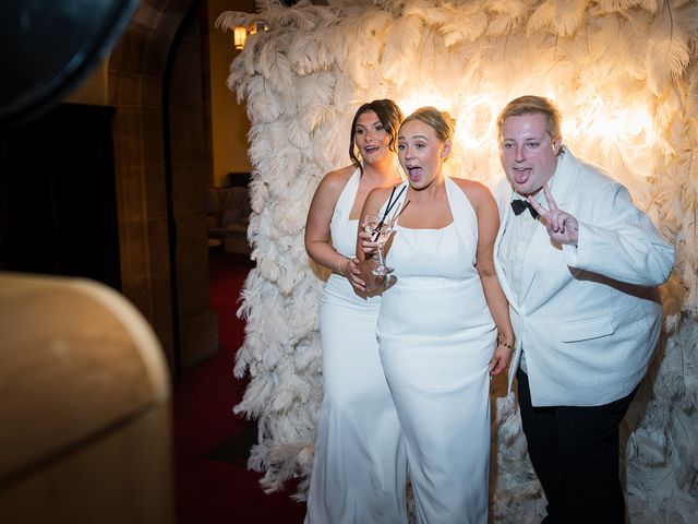 Callum and Lydia's Wedding in Peckforton, Cheshire 305