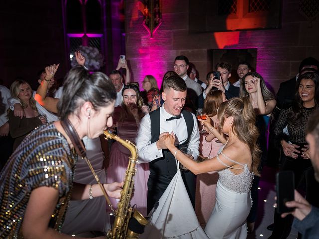 Callum and Lydia's Wedding in Peckforton, Cheshire 322