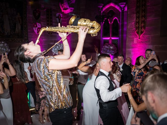 Callum and Lydia's Wedding in Peckforton, Cheshire 324