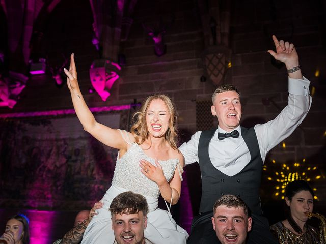 Callum and Lydia's Wedding in Peckforton, Cheshire 327