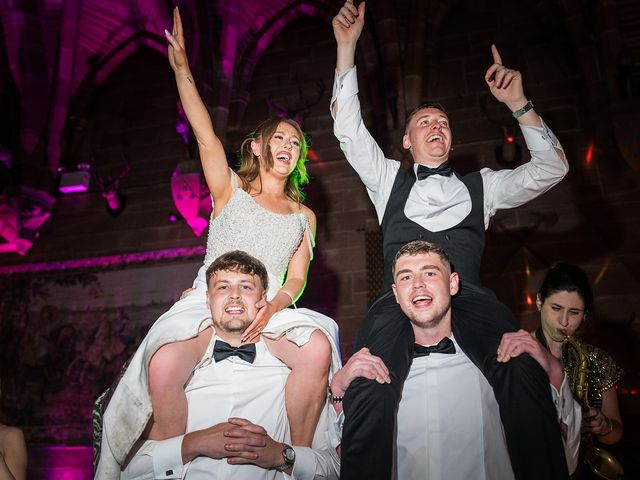 Callum and Lydia's Wedding in Peckforton, Cheshire 328