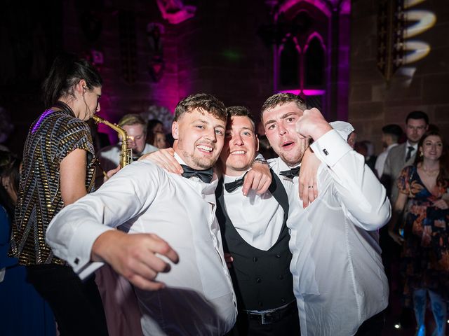 Callum and Lydia's Wedding in Peckforton, Cheshire 329