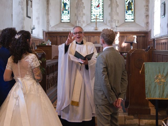Giles and Yasmin's Wedding in Amberley, West Sussex 3
