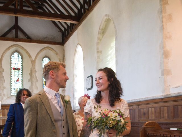 Giles and Yasmin's Wedding in Amberley, West Sussex 4