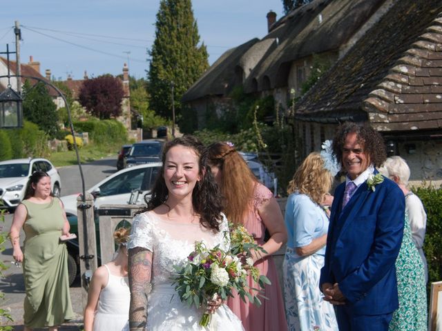 Giles and Yasmin's Wedding in Amberley, West Sussex 8