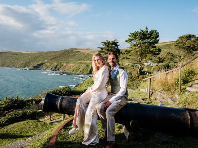 Mike and Libby&apos;s Wedding in Torpoint, Cornwall 35