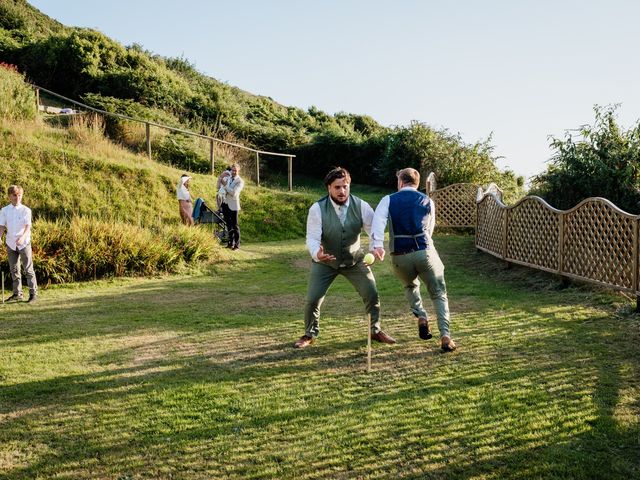 Mike and Libby&apos;s Wedding in Torpoint, Cornwall 44