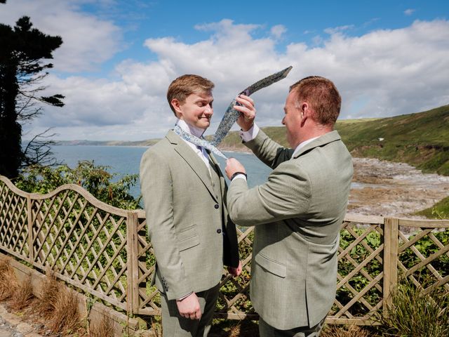 Mike and Libby&apos;s Wedding in Torpoint, Cornwall 54