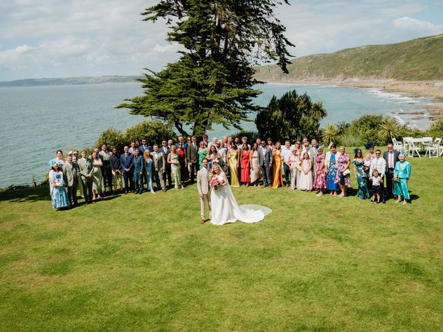 Mike and Libby&apos;s Wedding in Torpoint, Cornwall 93