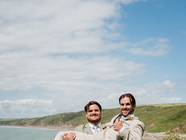 Mike and Libby&apos;s Wedding in Torpoint, Cornwall 95