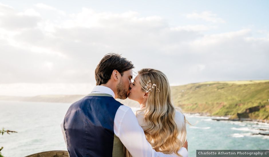 Mike and Libby's Wedding in Polhawn, Cornwall