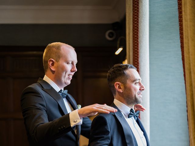 Daniel and Amy's Wedding in Mottram St. Andrew, Cheshire 13