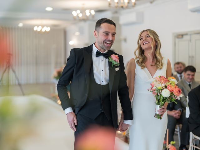 Daniel and Amy's Wedding in Mottram St. Andrew, Cheshire 53