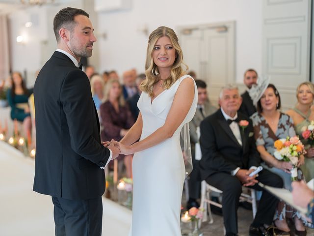 Daniel and Amy's Wedding in Mottram St. Andrew, Cheshire 55