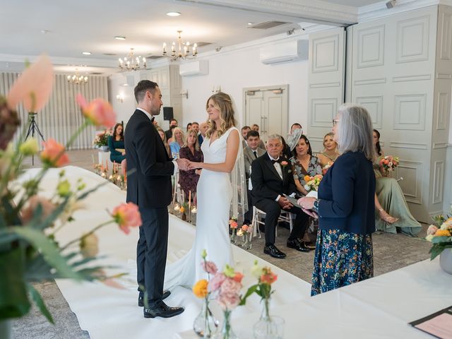 Daniel and Amy's Wedding in Mottram St. Andrew, Cheshire 57