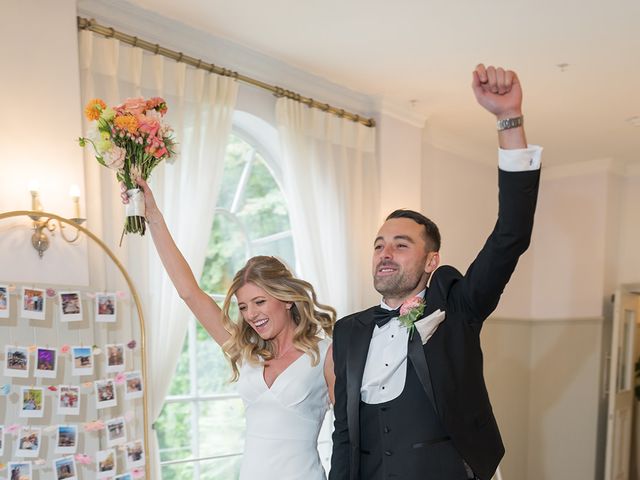 Daniel and Amy's Wedding in Mottram St. Andrew, Cheshire 158