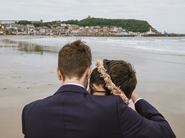 Joseph and Joanne&apos;s Wedding in Scarborough, North Yorkshire 22