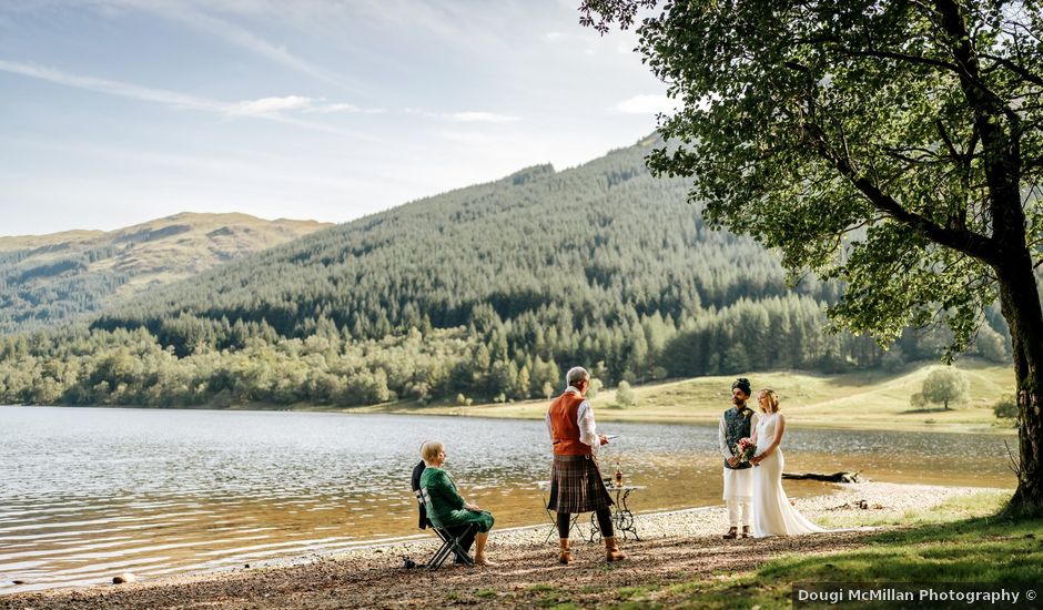 Anand and Claire's Wedding in Scottish Borders, Lothian & Borders