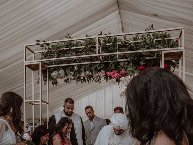 Darsh and Amish's Wedding in Hertford, Hertfordshire 86