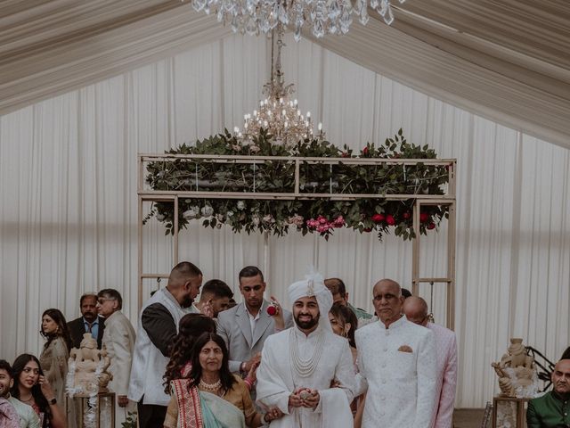 Darsh and Amish's Wedding in Hertford, Hertfordshire 87