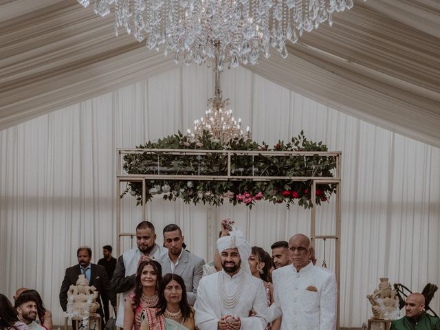 Darsh and Amish's Wedding in Hertford, Hertfordshire 88