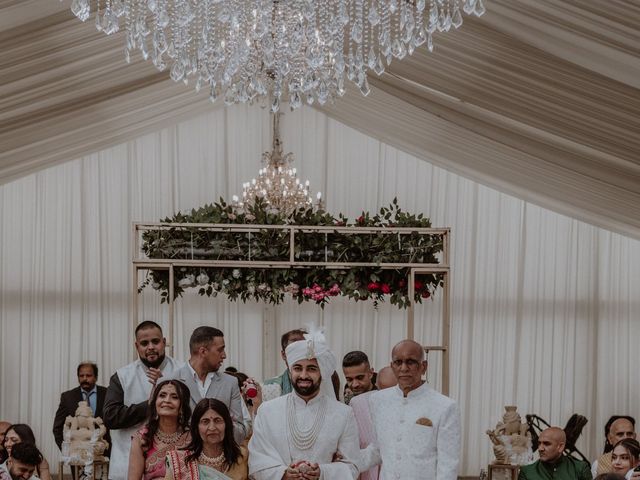 Darsh and Amish's Wedding in Hertford, Hertfordshire 89