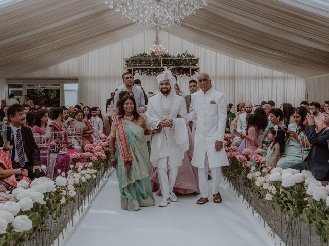Darsh and Amish's Wedding in Hertford, Hertfordshire 93