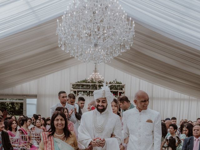 Darsh and Amish's Wedding in Hertford, Hertfordshire 95