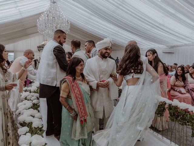 Darsh and Amish's Wedding in Hertford, Hertfordshire 96
