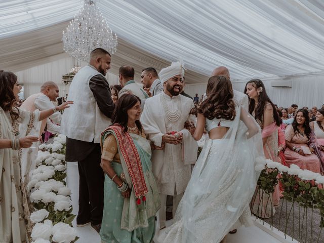 Darsh and Amish's Wedding in Hertford, Hertfordshire 97
