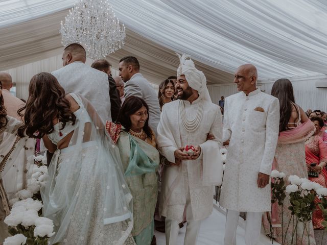 Darsh and Amish's Wedding in Hertford, Hertfordshire 100