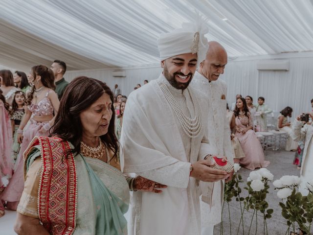 Darsh and Amish's Wedding in Hertford, Hertfordshire 104