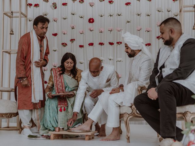 Darsh and Amish's Wedding in Hertford, Hertfordshire 123