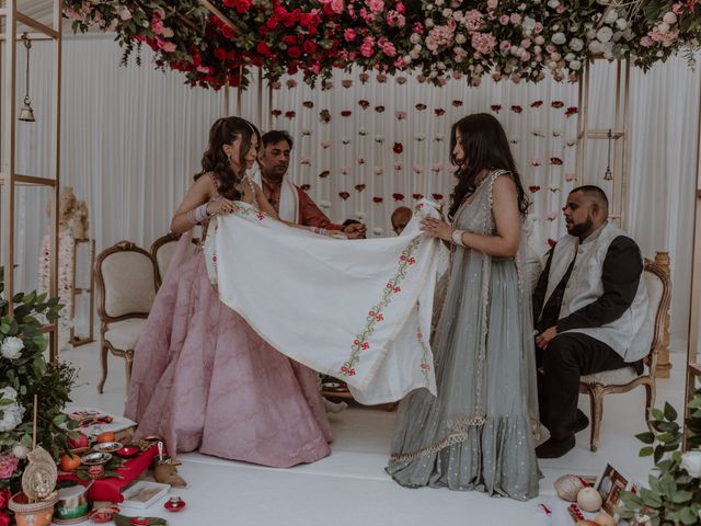 Darsh and Amish's Wedding in Hertford, Hertfordshire 124