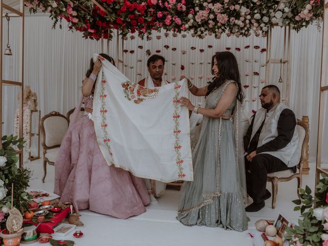 Darsh and Amish's Wedding in Hertford, Hertfordshire 125